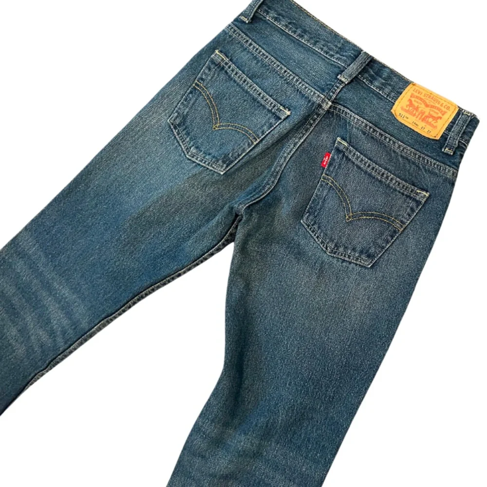 Levi’s 511 Slim Straight Jeans | W27 x L27 | Juniors 14 | Med Blue Wash